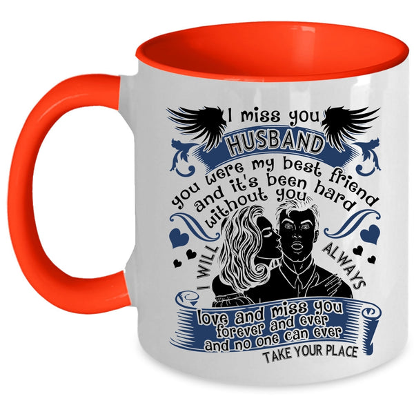 I Love My Husband Coffee Mug, I Miss You Husband Accent Mug