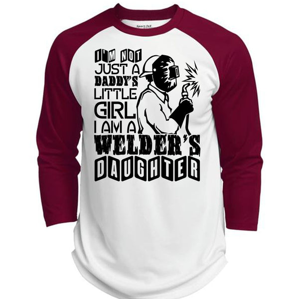 I Am A Welder's Daughter T Shirt, Being A Welder T Shirt, Awesome T-Shirts  (Polyester Game Baseball Jersey)