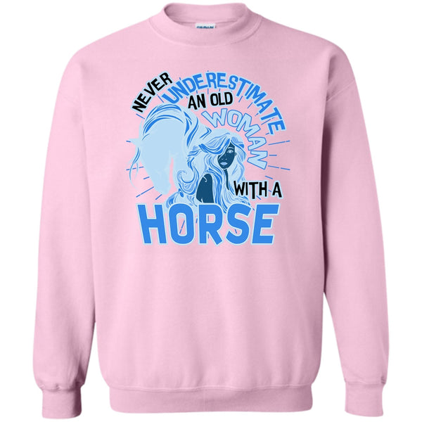 Coolest Equestrian T Shirt, Never Underestimate Sweatshirt