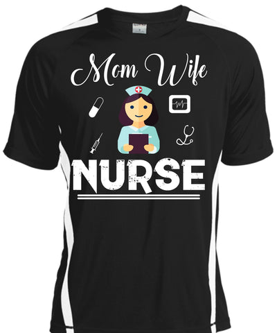 A black t-shirt with the shopify logo