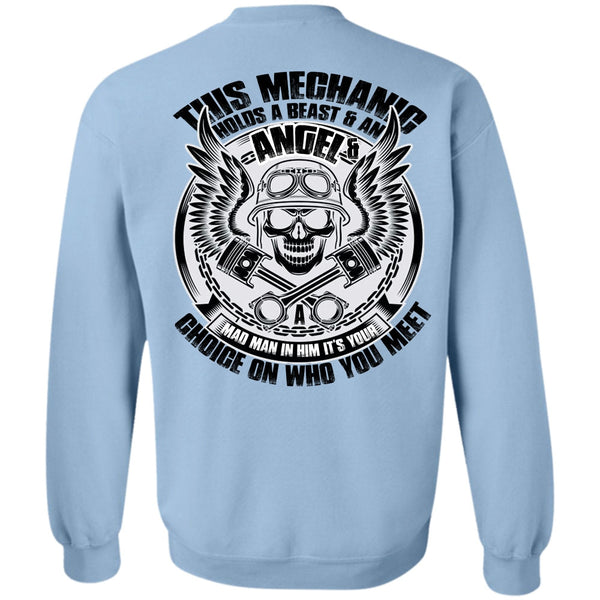 I Love Mechanic T Shirt, This Mechanic Holds A Beast Sweatshirt