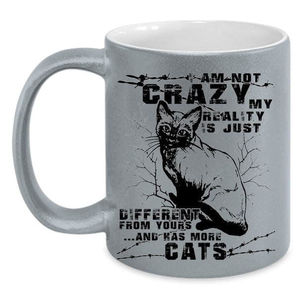 Cute Gift For Cat Lovers Coffee Mug, My Cats Accent Mug