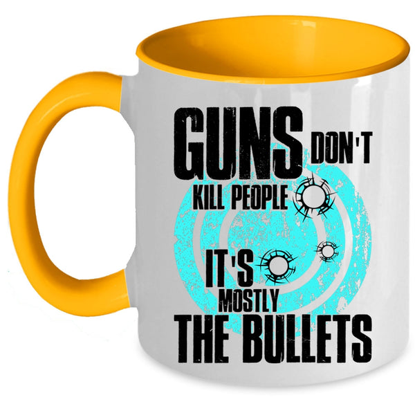 Funny Gift For Gun Owner Coffee Mug, Cool Gunaholic Accent Mug