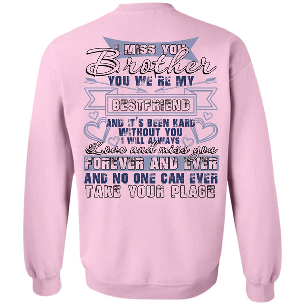 I Love Brother T Shirt, I Miss You Brother Sweatshirt