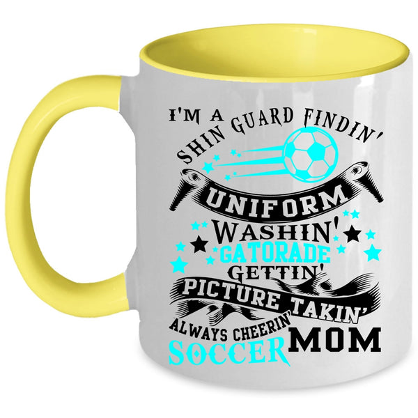 Cute Soccer Mom Coffee Mug, I'm A Soccer Mom Accent Mug