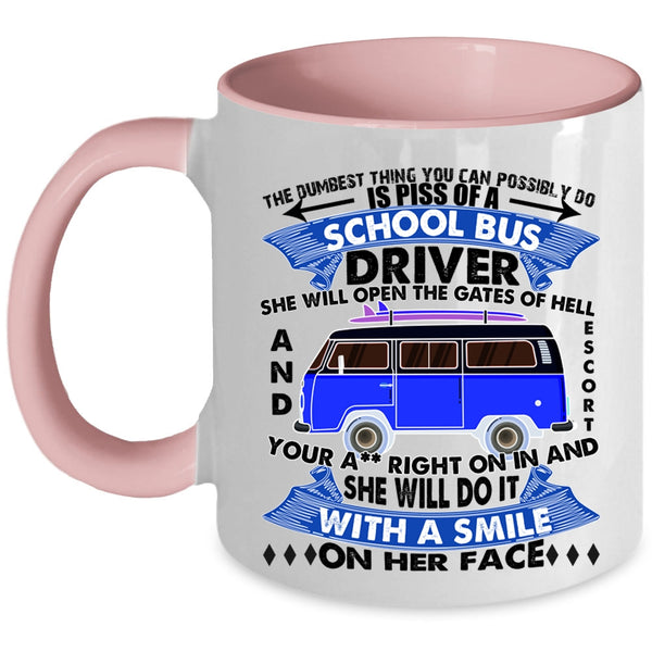 Best Gift For School Bus Driver Coffee Mug, School Bus Driver Accent Mug