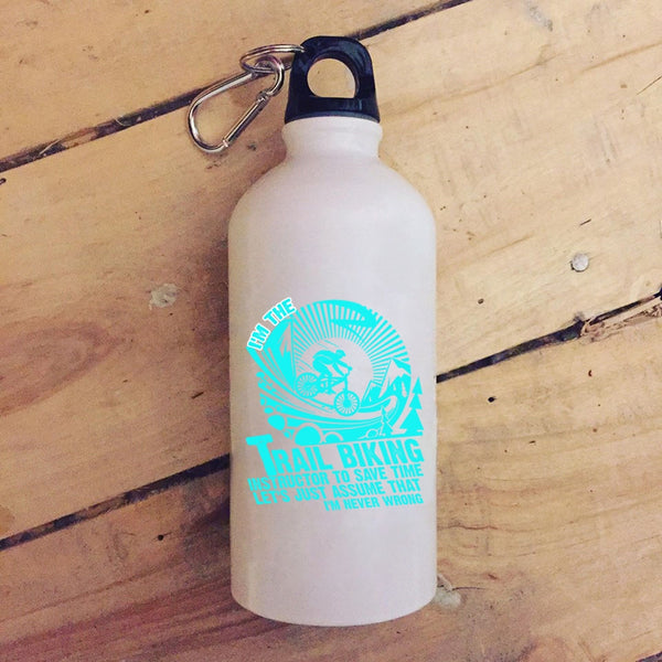 I'm The Trail Biking Instructor 20 oz Stainless Steel Bottle,Awesome Instructor Outdoor Sports Water Bottle