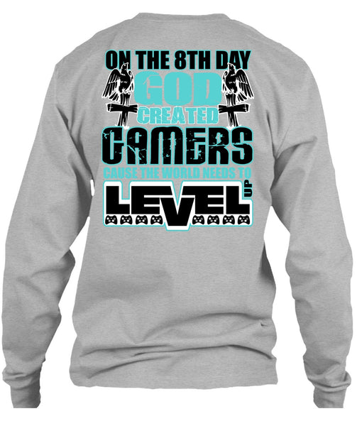 God Created Gamers T Shirt, I Love Gaming T Shirt