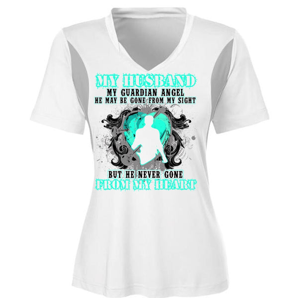 My Husband My Guardian Angel T Shirt, I Love Husband T Shirt, Awesome T-Shirts