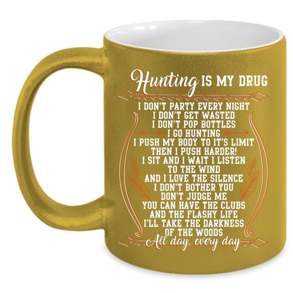 I Love Hunting Coffee Mug, Cool Gift For Hunter Coffee Cup
