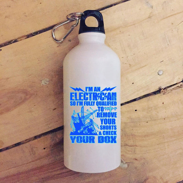 I'm An Electrician 20 oz Stainless Steel Bottle,Awesome Gift For Electricians Outdoor Sports Water Bottle