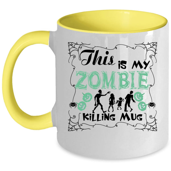 Gift For Halloween Coffee Mug, This Is My Zombie Accent Mug