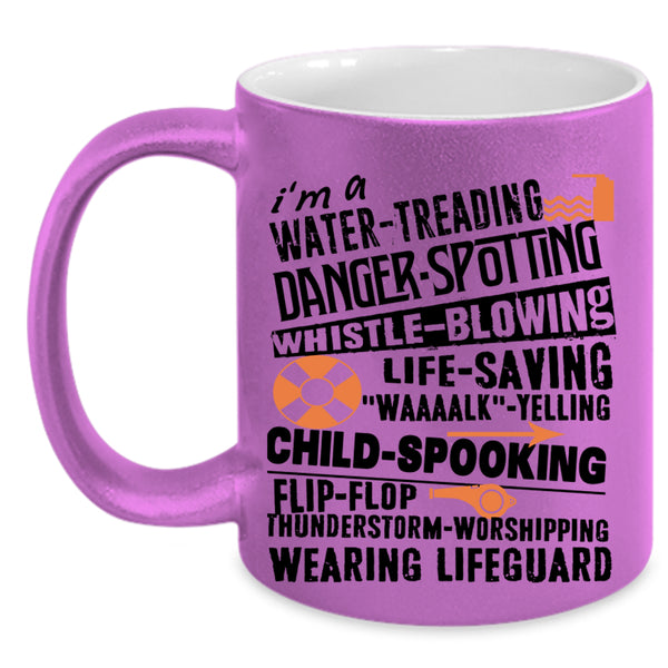Awesome Swimming Coffee Mug, I'm A Water Treading Accent Mug