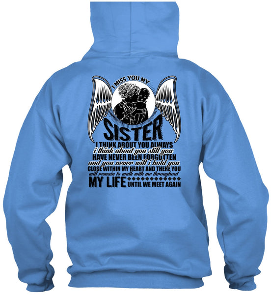 I Miss You My Sister T Shirt, I Love Sister T Shirt