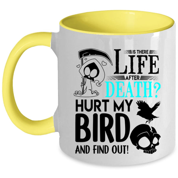 I Love My Bird Coffee Mug, Don't Hurt My Bird Accent Mug