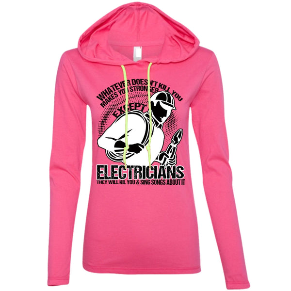 Stronger Except Electricians T Shirt, I Love Electrician T Shirt, Awesome T-Shirts