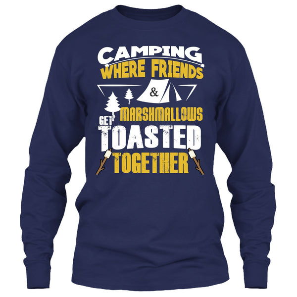 Camping T Shirt, where Friends Marshmalows T Shirt