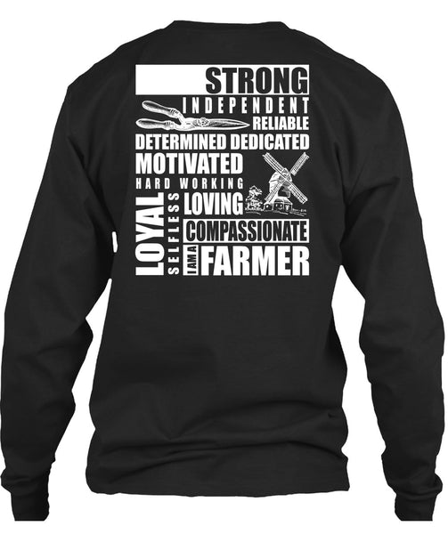 I Am A Farmer T Shirt, Hard Working Loving T Shirt