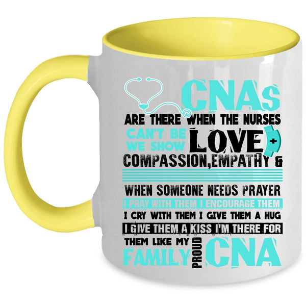 My Family proud CNA Coffee Mug, Awesome CNAs Accent Mug