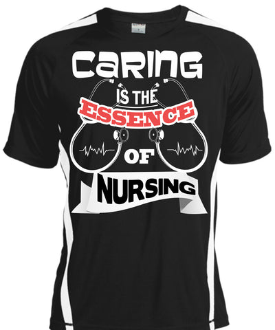 A black t-shirt with the shopify logo