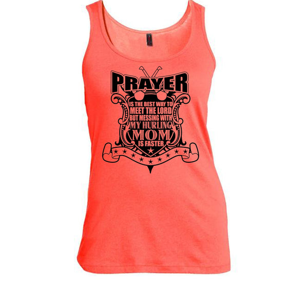 Messing With My Hurling Mom T Shirt, Gift For Mom Tank Top