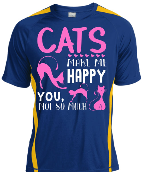 Cats Make Me Happy T Shirt, Pets T Shirt, I Love Cat T Shirt