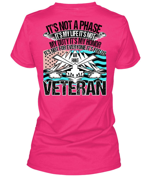 Air Force Veteran T Shirt, I Love Veteran T Shirt