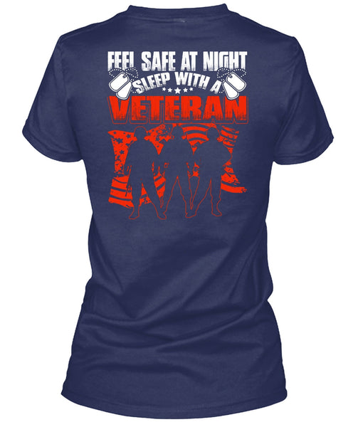 Sleep With A Veteran T Shirt, Being A Veteran T Shirt