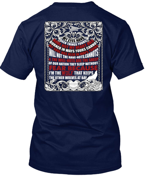 I'm The Wolf T Shirt, Being A Police T Shirt