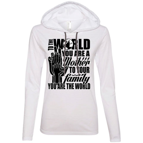 A black t-shirt with the shopify logo