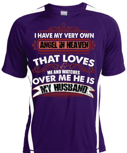 He Is My Husband T Shirt, Angel In Heaven T Shirt, Cool Shirt