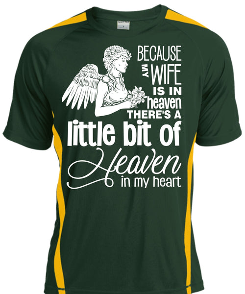 My Wife Is In Heaven T Shirt, I Love My Wife T Shirt, Cool Shirt