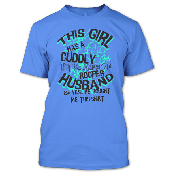 Awesome Roofer Husband T Shirt, Coolest Roofer T Shirt