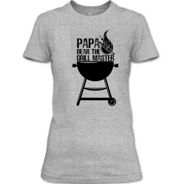 Papa Bear The Grill Master T Shirt, Gift For Papa T Shirt