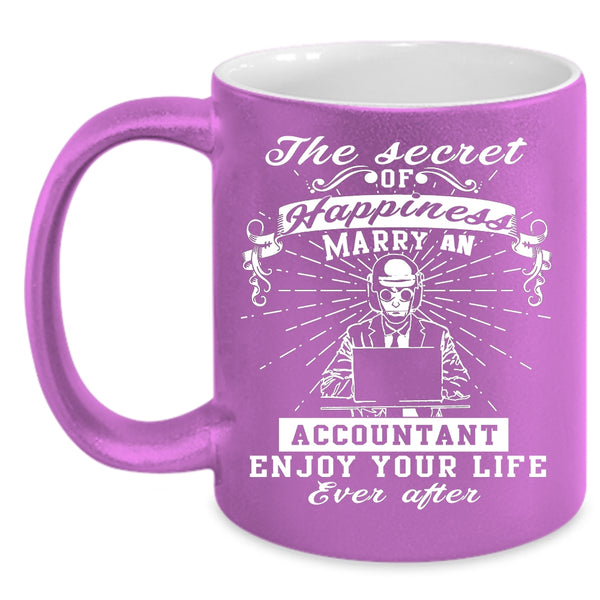 Marry An Accountant Coffee Mug, Cool Just Married Coffee Cup