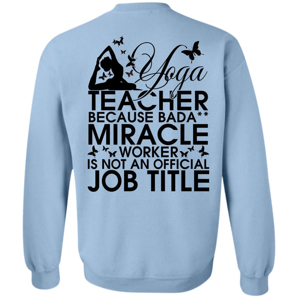 I Love Yoga T Shirt, Yoga Teacher Sweatshirt