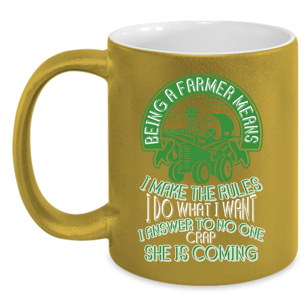 Being A Farmer Coffee Mug, Best Farmer Ever Coffee Cup