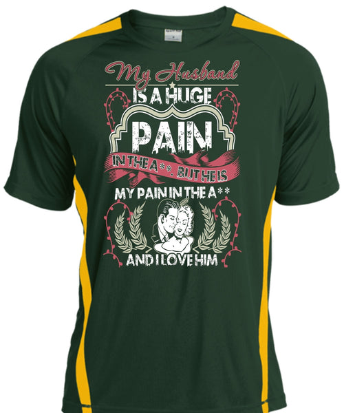 My Husband Is A Huge T Shirt, I Love Him T Shirt, Cool Shirt