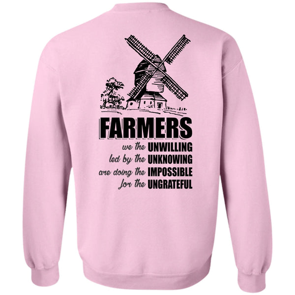 I Love Farming T Shirt, Farmers We The Unwilling Sweatshirt
