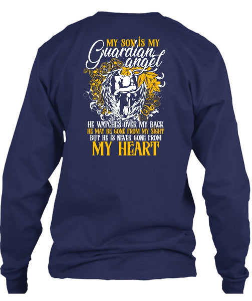 My Son Is My Guardian Angel T Shirt, My Heart T Shirt