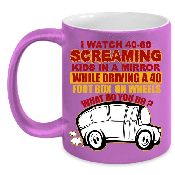 Funny School Bus Driver Coffee Mug, Gift For Bus Driver Coffee Cup