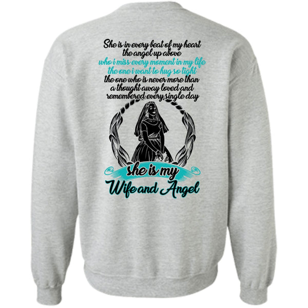 I Love Wife T Shirt, She Is My Wife And Angel Sweatshirt