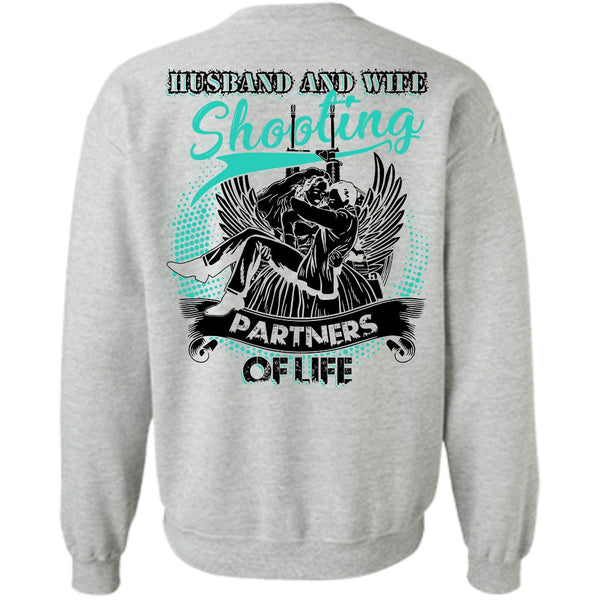 I Love Husband T Shirt, Husband And Wife Shooting Partners Of Life Sweatshirt