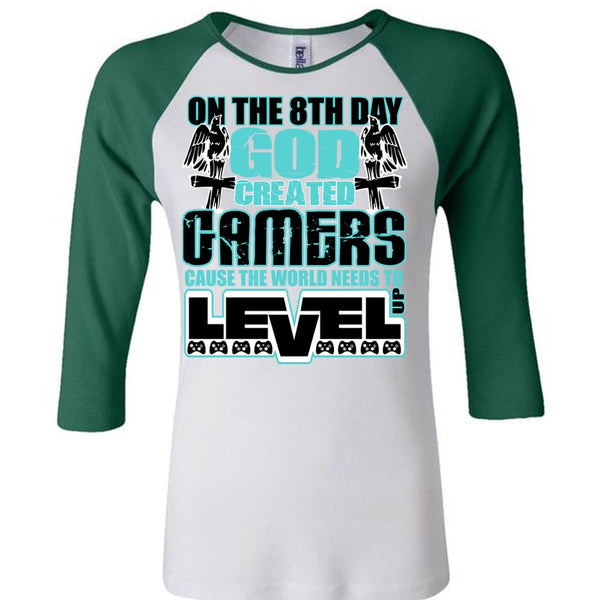 God Created Gamers T Shirt, I Love Gaming T Shirt, Awesome T-Shirts