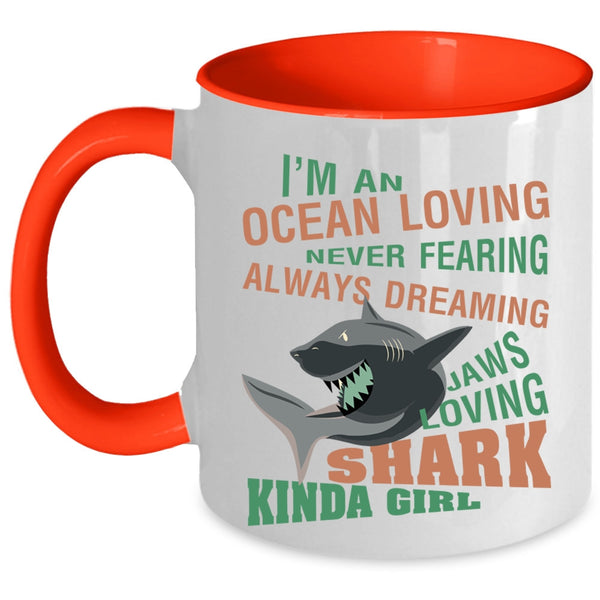 Loving Shark Kinda Coffee Mug, I'm An ocean Loving  Accent Mug