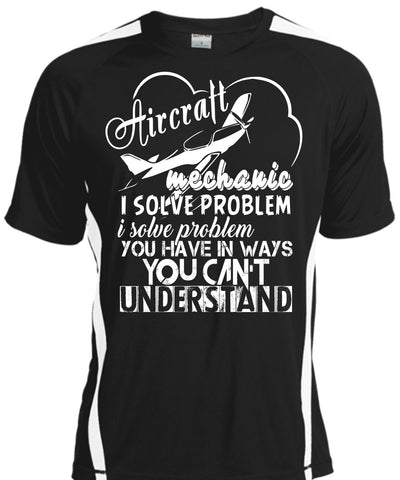 A black t-shirt with the shopify logo