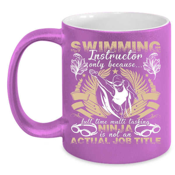 Swimming Instructor Coffee Mug, Cute Gift For Instructor Coffee Cup
