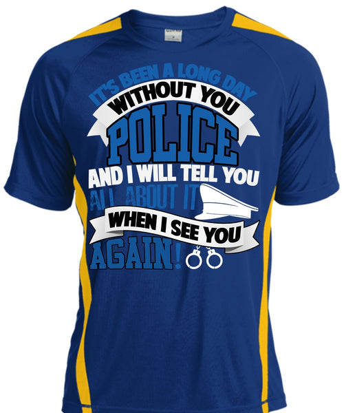 Long Day Without You Police T Shirt, Being A Police T Shirt, Cool Shirt