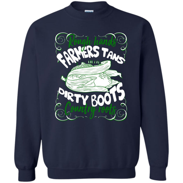 Dirty Boots Country Roots T Shirt, Coolest Farmer Sweatshirt