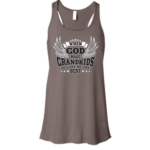 When God Made Grandkids T Shirt, He Gave Me The Best T Shirt, Cool T Shirt